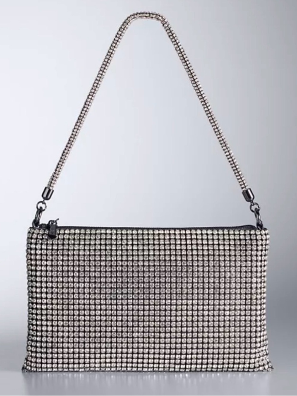 Simply Vera Wang Rhinestone shoulder bag clutch party dressy wedding NWT